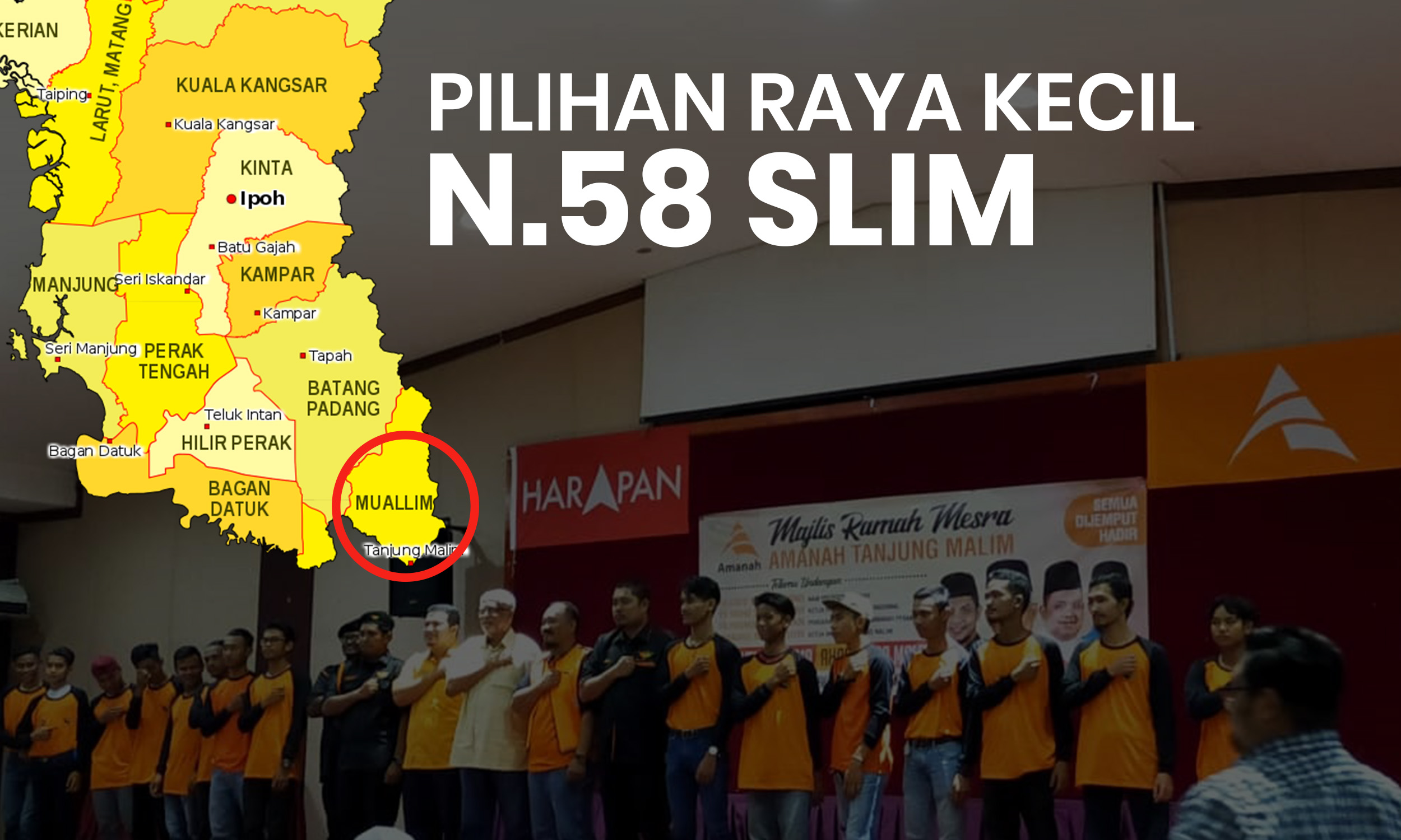 AMANAH Tanjung Malim siap siaga hadapi PRK Dun Slim, aktifkan bilik gerakan selaraskan jentera
