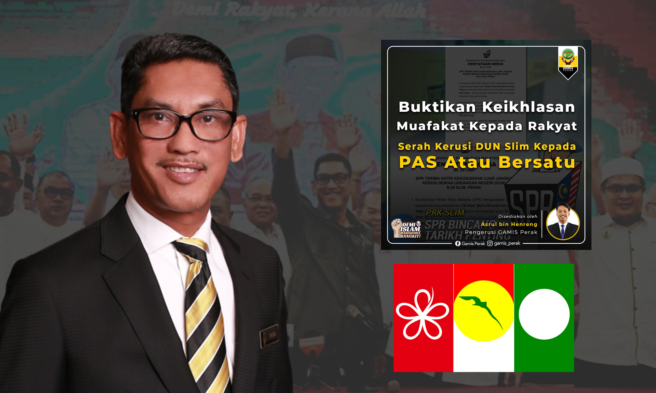 PRK Slim: cabaran buat UMNO dan Faizal Azumu